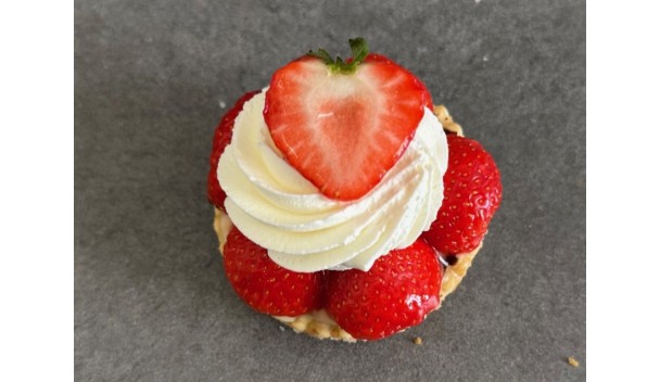 Korstschelpje aardbei