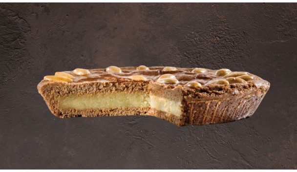 Gevuld speculaas taartje